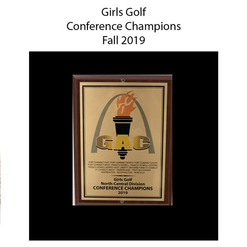 Girls Golf Conference Champions Fall 2019